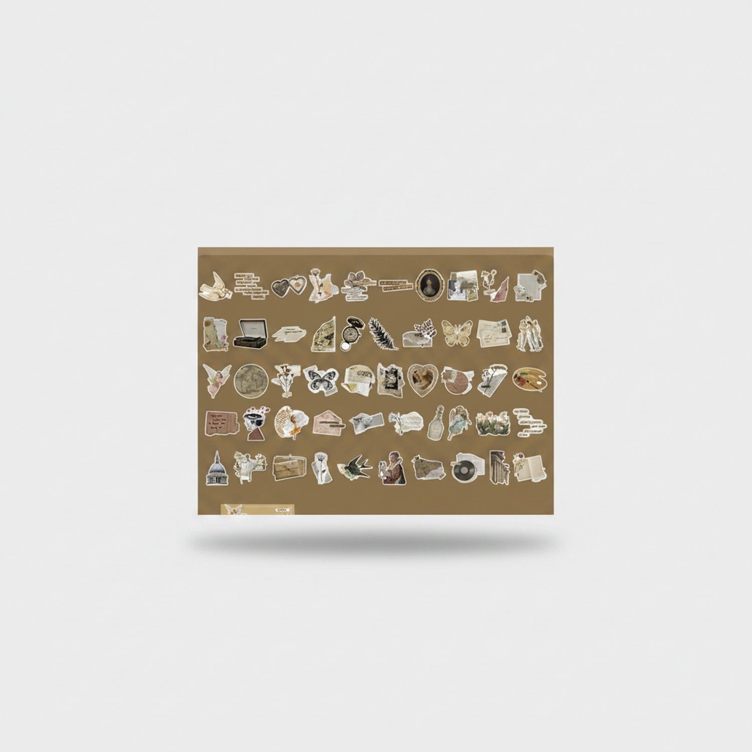 Vintage Sticker Sheet Aesthetic Collage Pack