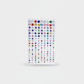 Rhinestone Sticker Sheet Colorful Gem Decals