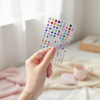 Rhinestone Sticker Sheet Colorful Gem Decals