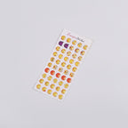Emoji Sticker Sheets Colorful Smile Faces – stationery (view 1)