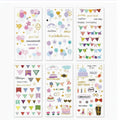 Decorative Sticker Sheets Birthday Party Banner Set – stationery (view 1)