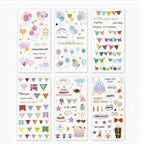 Decorative Sticker Sheets Birthday Party Banner Set – stationery (view 1)