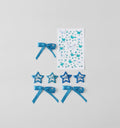 Butterfly & Star Hair Clip Set - Blue – hair accessories (view 1)