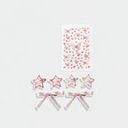 Butterfly & Star Hair Clip Set - Pink – hair accessories (view 1)