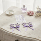 Butterfly & Star Hair Clip Set - Purple – hair accessories (view 2)