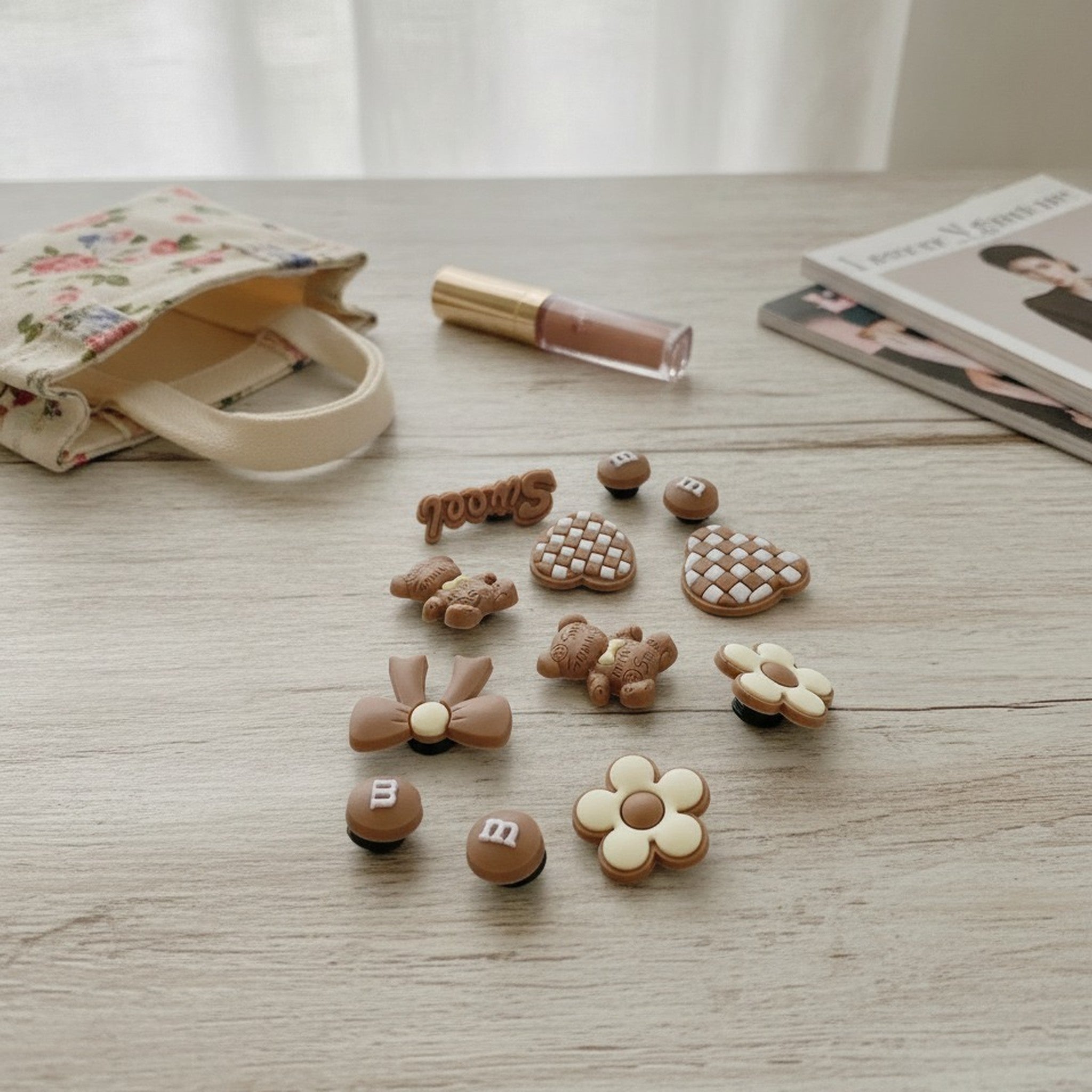 Sweet Chocolate Theme Shoe Charms – novelty & toys (view 2)