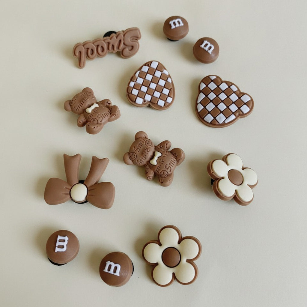 Sweet Chocolate Theme Shoe Charms – novelty & toys (view 1)