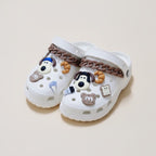 Playful Dog & Food Crocs Charms with Chain – apparel accessories (view 1)