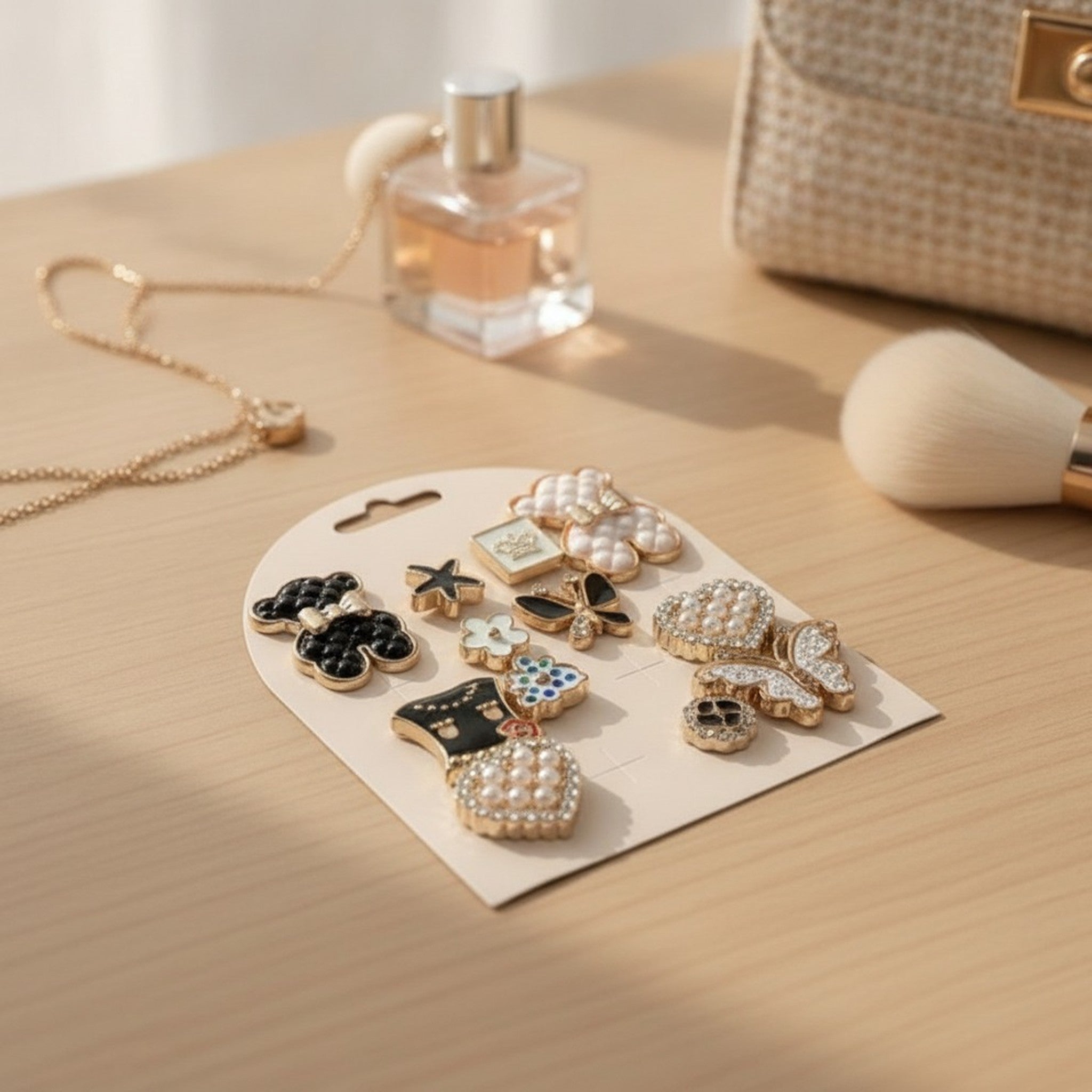 Stylish Decorative Shoe Charms Set
