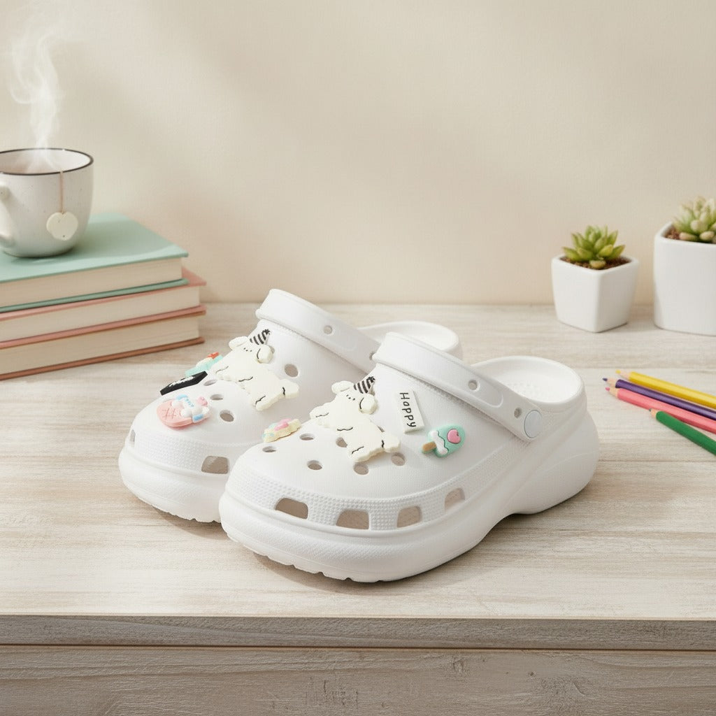 Cute Cloud Dog Shoe Charms Set – apparel accessories (view 2)
