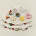 Ocean Starfish Beach Miniature Charms & Beaded Chains Set – jewelry (view 1)