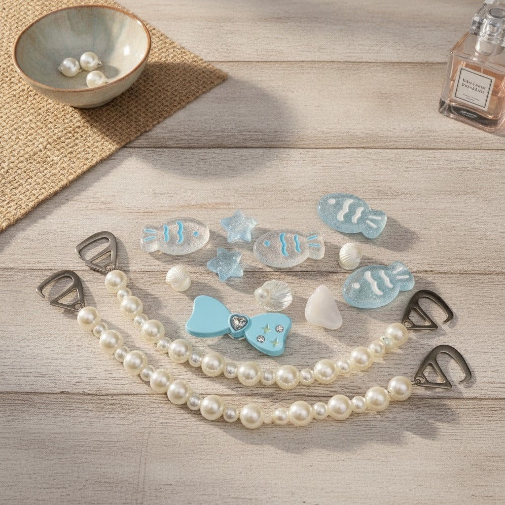 Kawai Marine Charm Pearl Chains Set – apparel accessories (view 2)