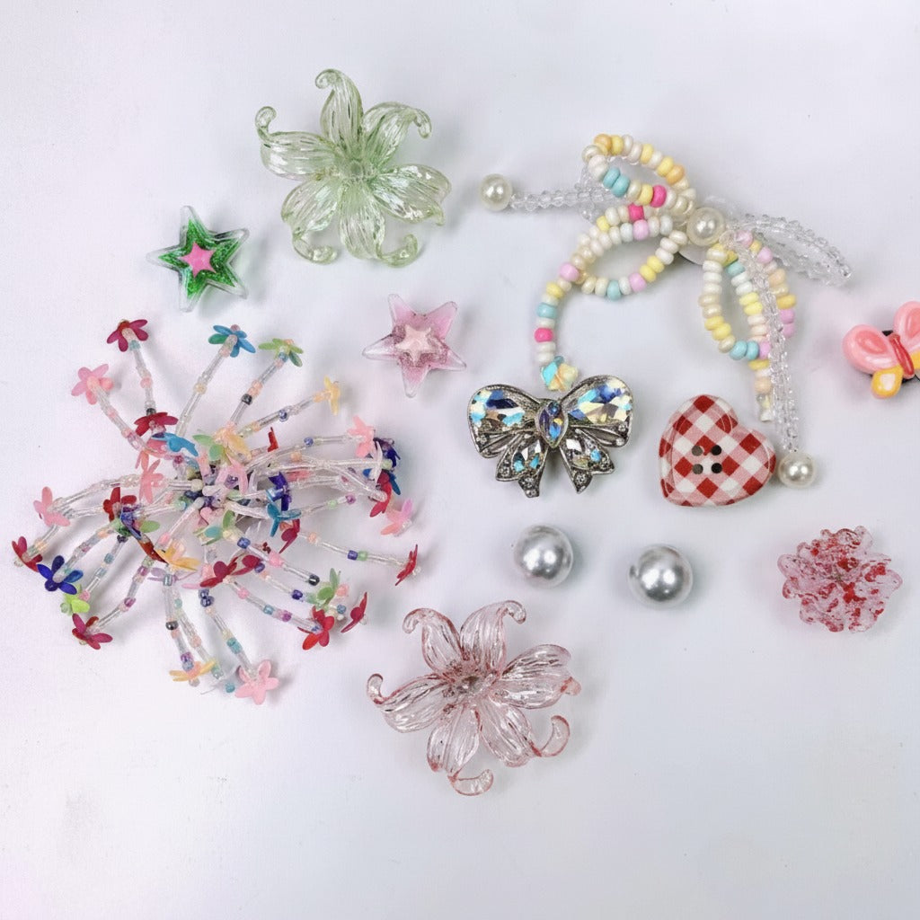 Whimsical Iris Flower Accessory Set – apparel accessories (view 1)