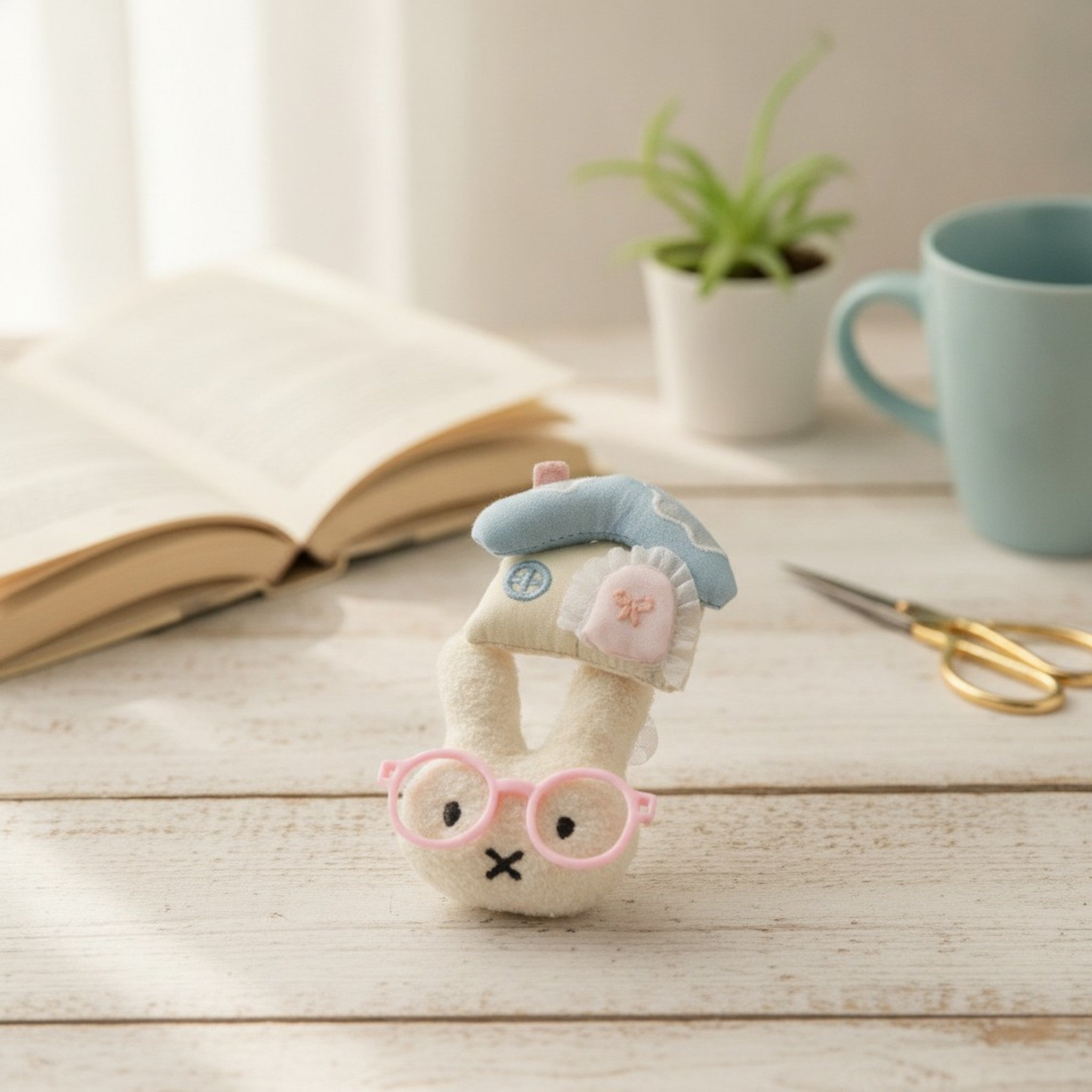 Whimsical Plush Animal Charm Set – apparel accessories (view 4)