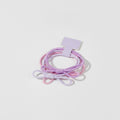 Purple Bow Hair Clips Set With Knot Details – hair accessories (view 1)