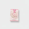 Ruched Fabric Hair Clip Set Pink