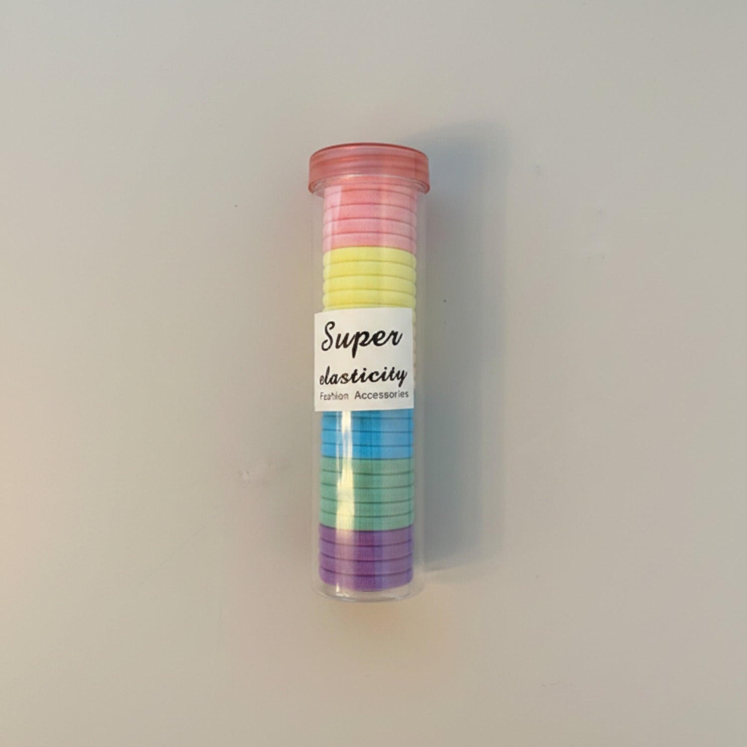 Rainbow Pastel Hair Clips Set Multi-Color