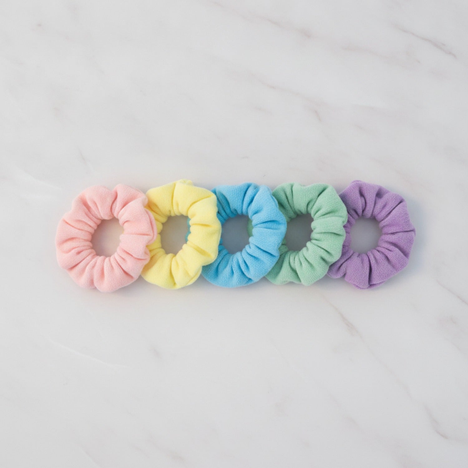 Rainbow Pastel Hair Clips Set Multi-Color