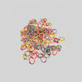 Colorful Beaded Hair Clips Rainbow Multi-Pack