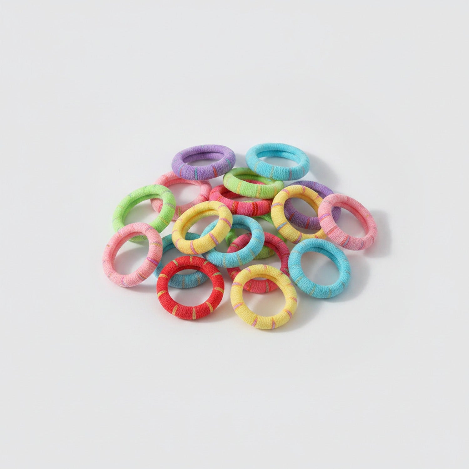 Colorful Beaded Hair Clips Rainbow Multi-Pack