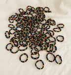 Colorful Striped Coil Hair Clips Set – hair accessories (view 1)