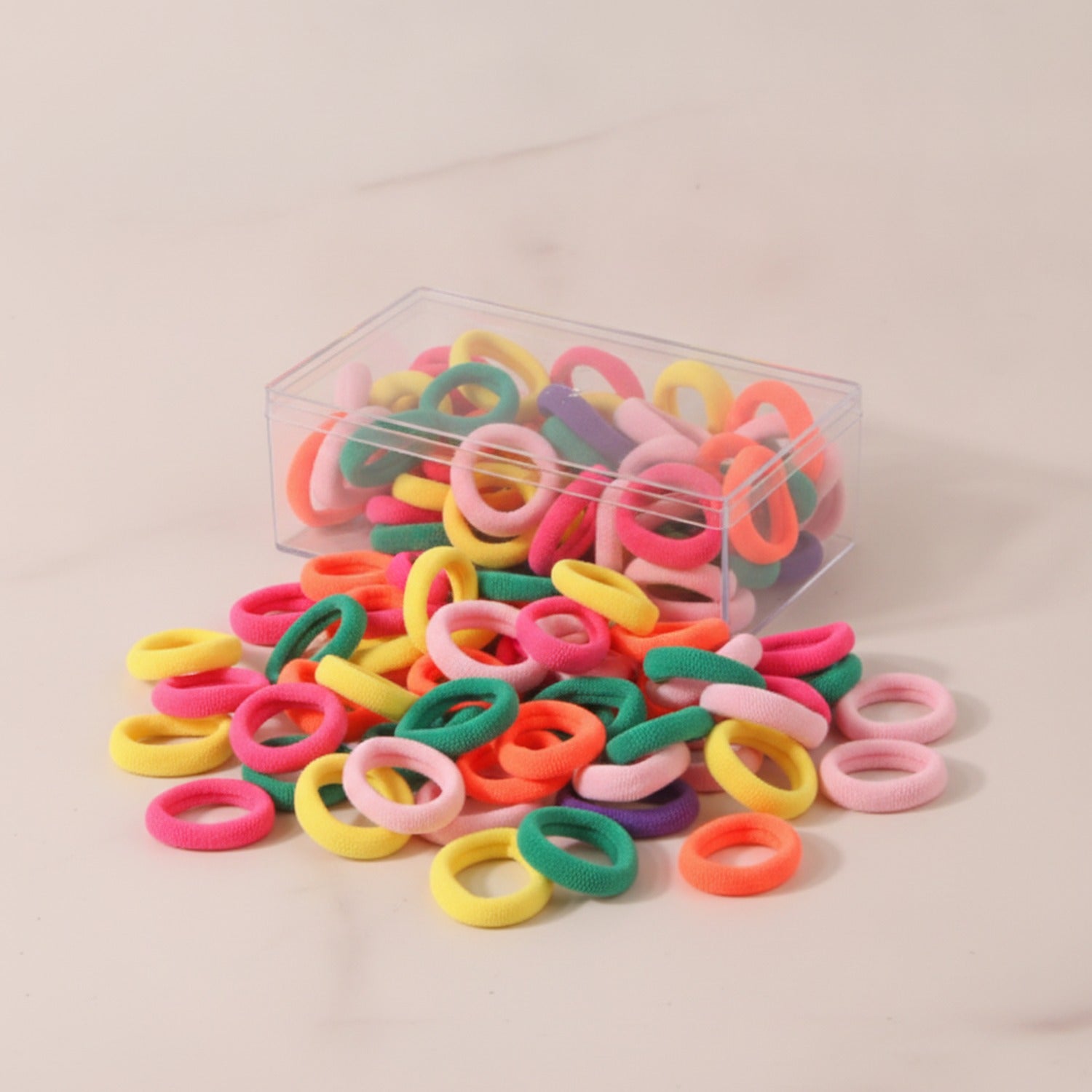 Colorful Hair Ties Rainbow Elastic Ponytail Holders