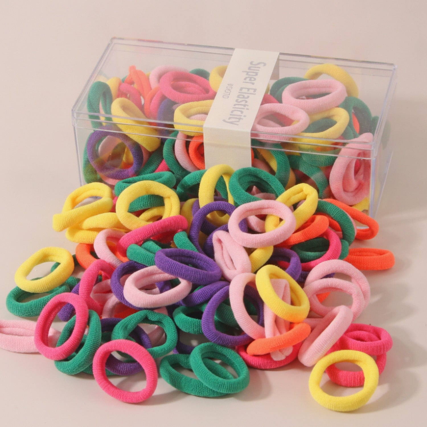 Colorful Hair Ties Rainbow Elastic Ponytail Holders