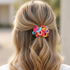 Colorful Fuzzy Hair Ties Rainbow Pack