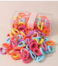 Colorful Fuzzy Hair Ties Rainbow Pack – hair accessories