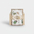 Vintage Ephemera Stationery Set With Lace Frames And Ribbons (view 1)