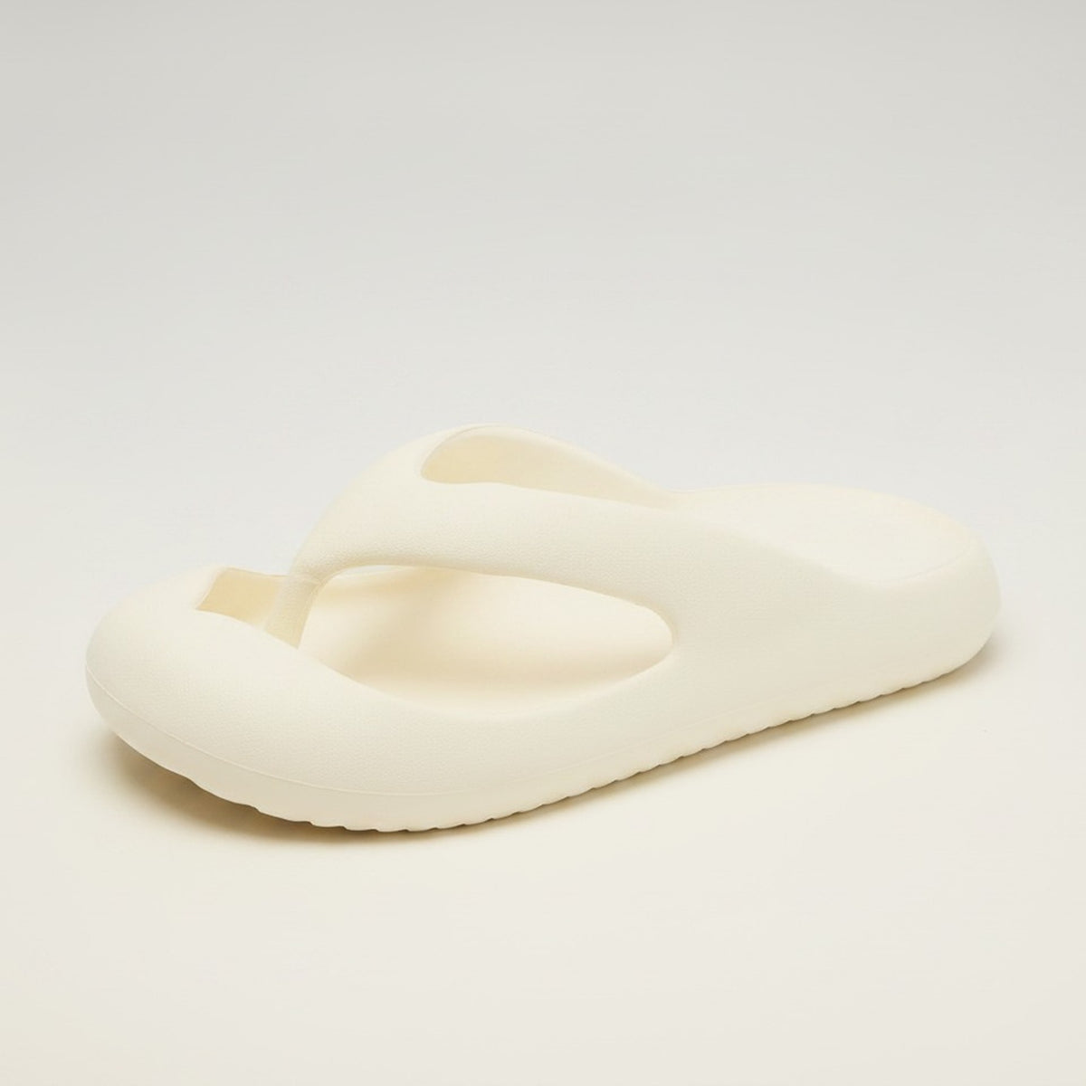 White Cloud Cushion Thong Flip Flop Sandals – apparel accessories (view 1)