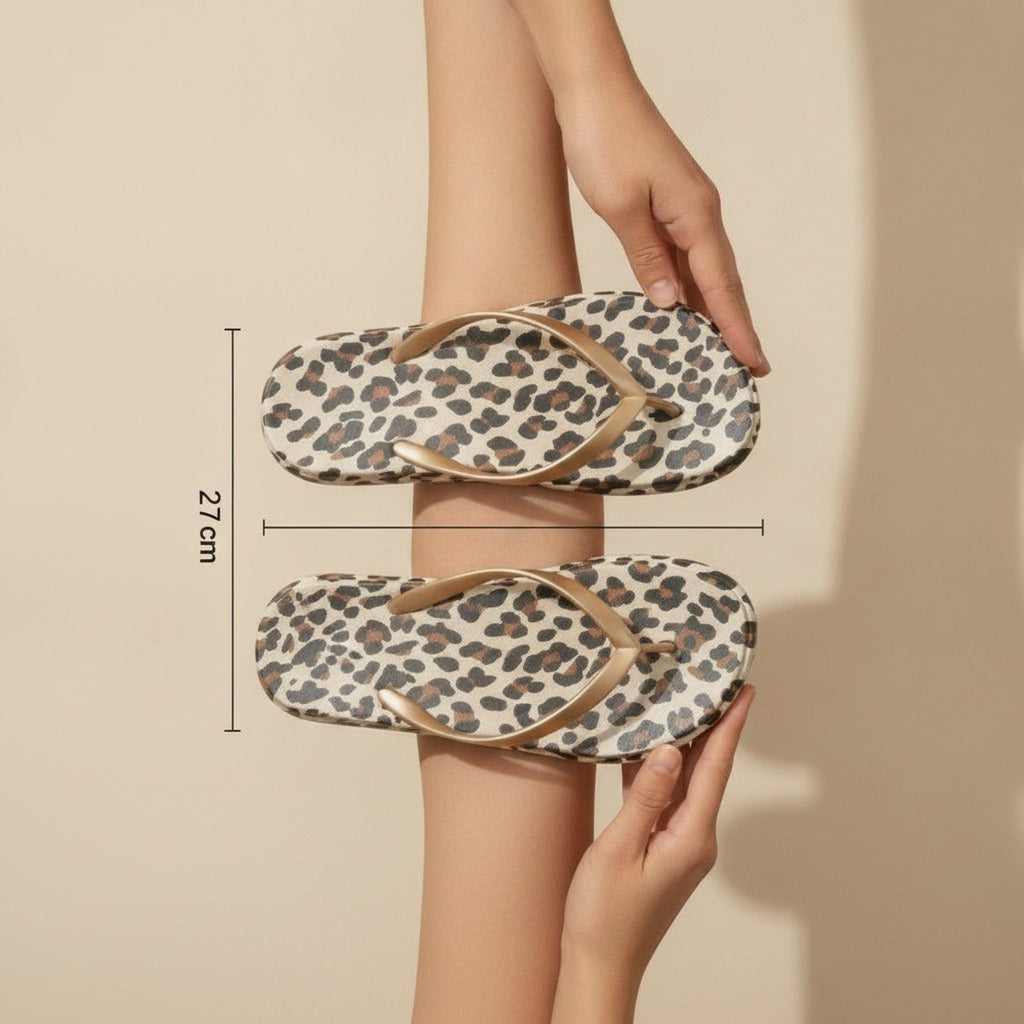 Stylish Patterned Beach Flip-Flops – apparel accessories (view 4)
