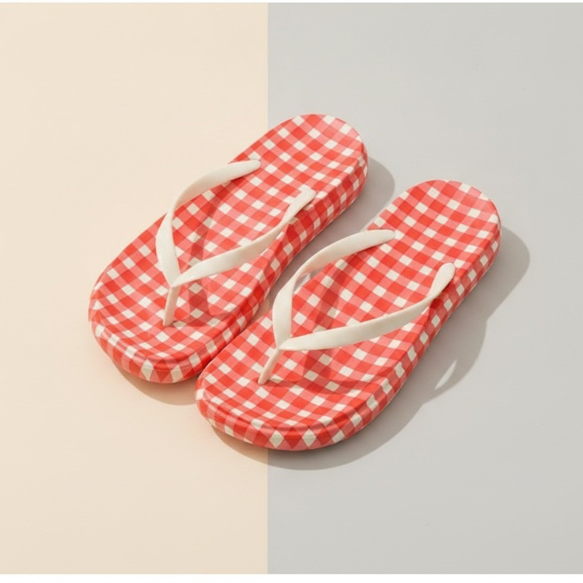 Stylish Patterned Beach Flip-Flops – apparel accessories (view 2)