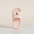 Pink Cute Bear Outdoor Ultra-Soft Slippers