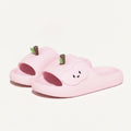 Pink Super Soft Apple Cartoon Home Slippers