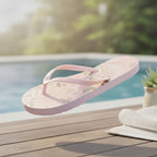 Floral Pattern Flip-Flops – apparel accessories (view 3)