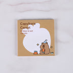 Capybara Carrot Sticky Notes Pad With Mirror – stationery (view 2)