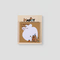 Capybara Carrot Sticky Notes Pad With Mirror – stationery (view 1)