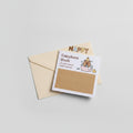 Happy Capybara Duck Greeting Card – stationery (view 1)