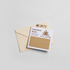 Happy Capybara Duck Greeting Card – stationery (view 1)