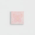 Butterfly Pink Sticky Notes Pad – stationery (view 1)