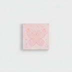 Butterfly Pink Sticky Notes Pad – stationery (view 1)