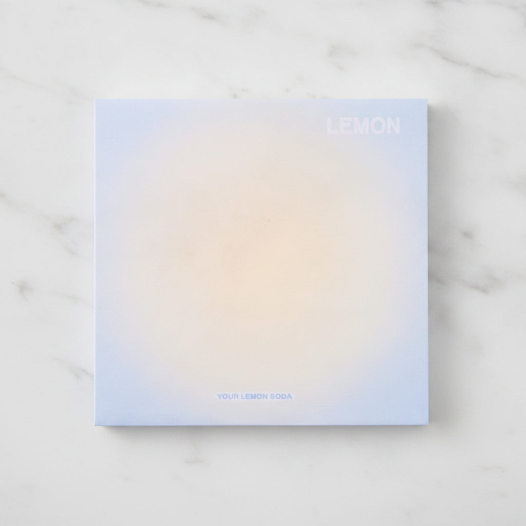 Gradient Yolk'Summer Square Notebook - Blue Yellow Gradient
