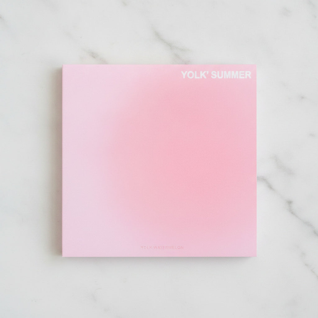 Gradient Yolk'Summer Square Notebook - Pink Ombre – stationery (view 2)