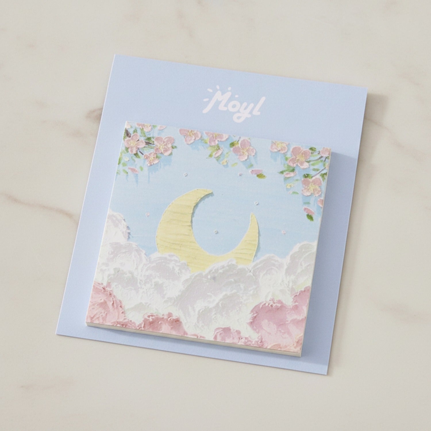 Dreamy Moon Floral Greeting Card Set