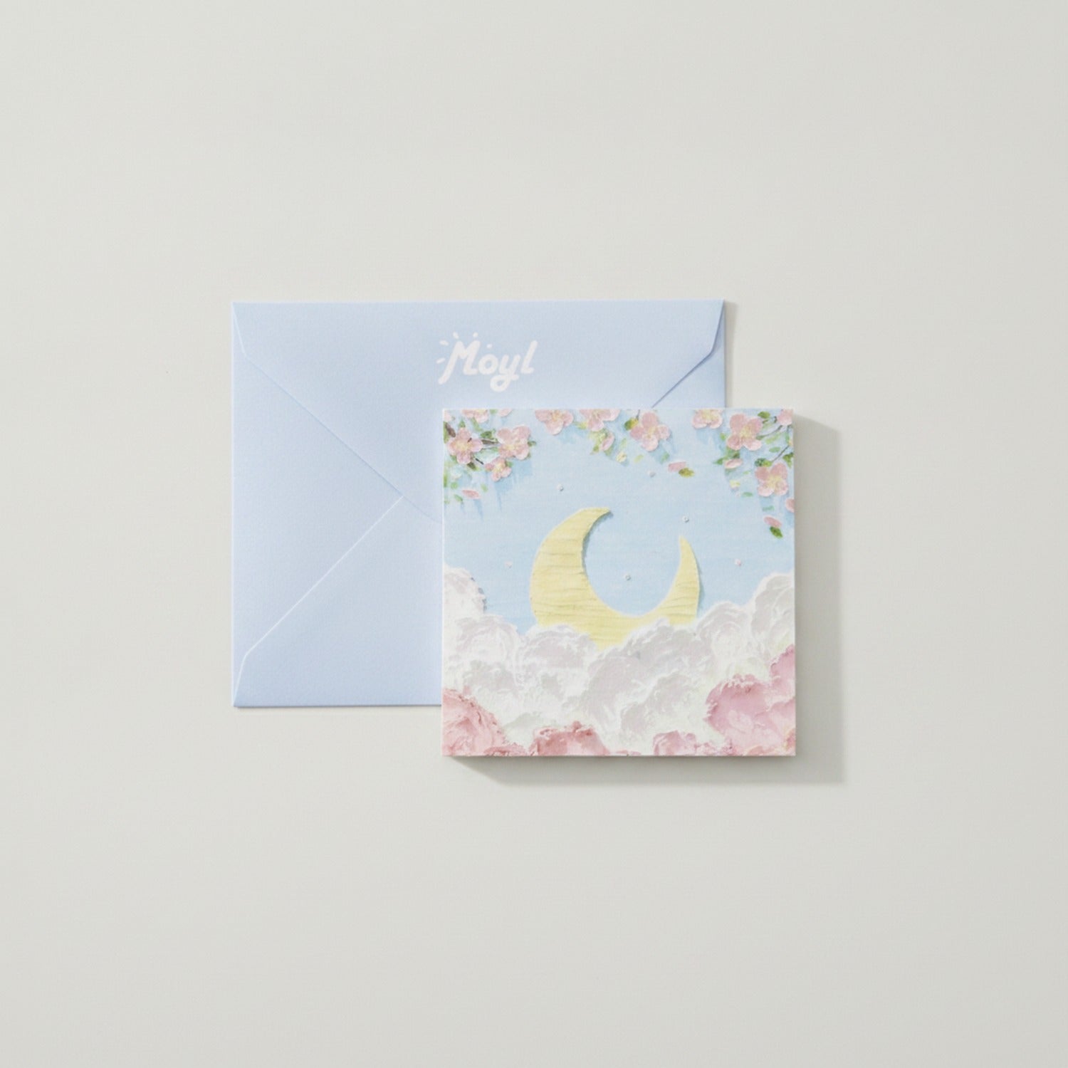 Dreamy Moon Floral Greeting Card Set