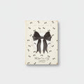 Black Bow Rhinestone Notepad With Sparkle Details – stationery (view 1)