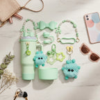 Fluffy Monster Charm Set - Green – novelty & toys (view 2)