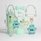 Fluffy Monster Charm Set - Green – novelty & toys (view 1)