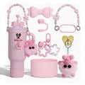 Fluffy Monster Charm Set - Pink – novelty & toys (view 1)